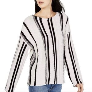 Weekend Max Mara Oppio 100% Virgin Wool Chunky Knit Sweater Sz S Quiet Luxury